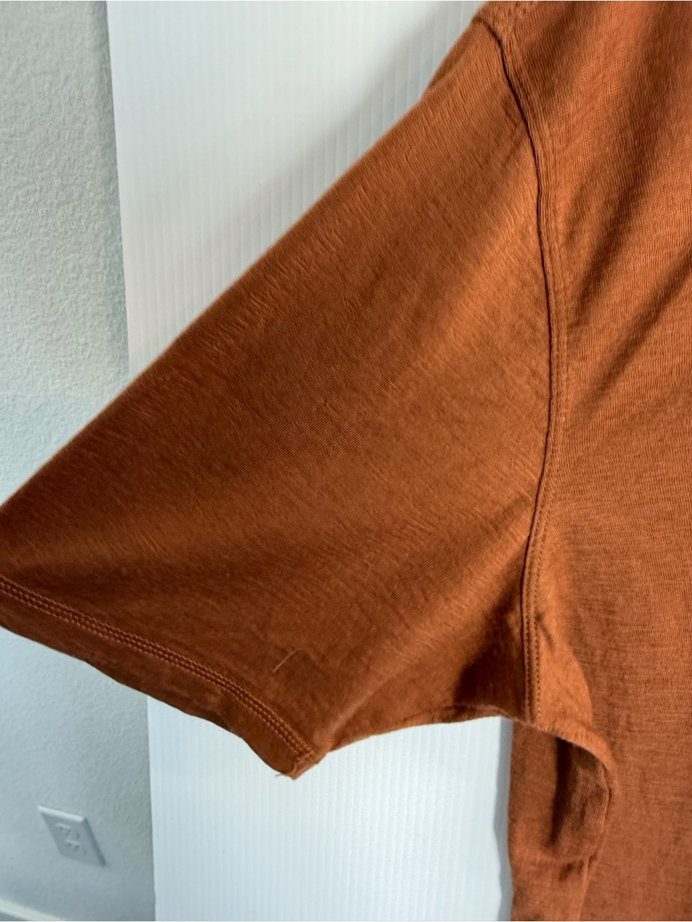 WOOLLY Brown Wool Polo - Picture 6 of 9